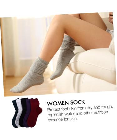 5 Pairs Gel Ripstop Socks Cotton Socks for Women Womens Socks Cracked Spa Socks Socks Moisturizing Cotton Socks Foot Care Silicone Sock Anti Cracking Sock Cracked Heel Sock Beatifufu - Buy Online on GoSupps.com