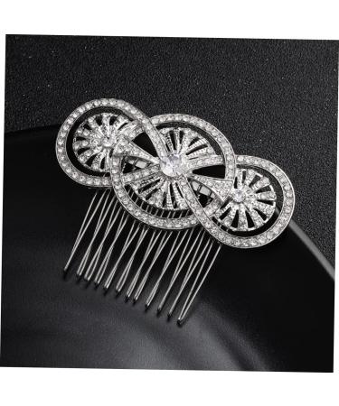 DOITOOL Tiara Rhinestone Hairpin Bridal Hair Comb Bridal Headdress Wedding Headpiece Bride European and American The Photo - Buy Online on GoSupps.com