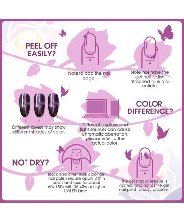 Shop Rosalind UV Magnetic Gel Nail Polish Set - Glitter Shellac & Cat Eye Soak Off - International Shipping Available - Buy Online on GoSupps.com