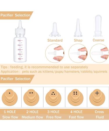 17-Piece Pet Nursing Kit: Feeding Bottles, Nipples, Syringes, and Brushes for Kittens, Puppies, and Rabbits - Buy Online on GoSupps.com