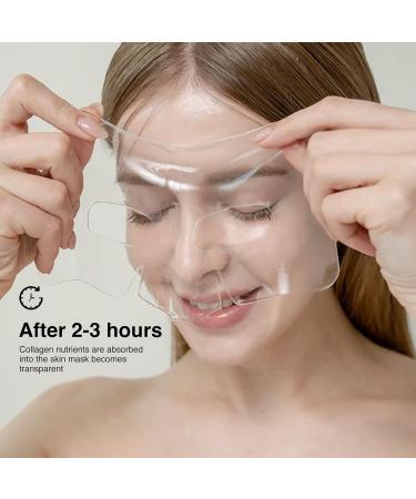 Hydrating Collagen Face Mask with Apple Stem Cells - Overnight Hydrogel for Elasticity & Pore Minimizing | 5 Pack (37g Each) - International Shipping Available - Buy Online on GoSupps.com