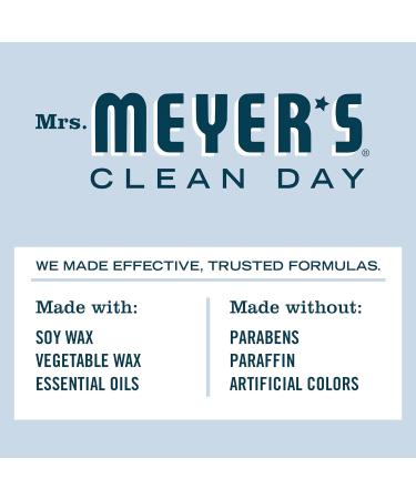 MRS. MEYER'S CLEAN DAY Snowdrop Soy Tin Candle - 12 Hour Burn Essential Oils Eco-Friendly 2.9 oz - International Shipping Available - Buy Online on GoSupps.com