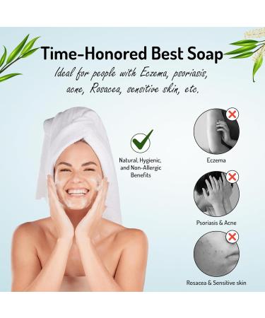 Traditional Alep Soap - 10 Piece Set Handmade with Organic Olive & Laurel Oil Ideal for Sensitive Skin No Chemicals Eco-Friendly - Buy Online on GoSupps.com