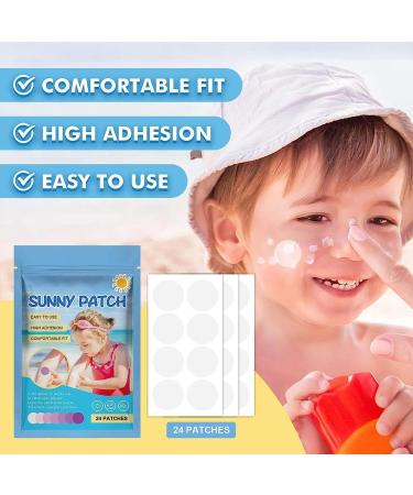 48-Piece UV Sunscreen Stickers | UV Detection & Protection for Face & Body | Family-Friendly Sun Safety - Buy Online on GoSupps.com