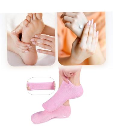 Moisturising Socks Moisturising Gloves and Socks for Dry Hands Foot Gel Spa Softens Cracked Silicone Foot Moisturiser Socks and Gloves for Hands Feet - Buy Online on GoSupps.com