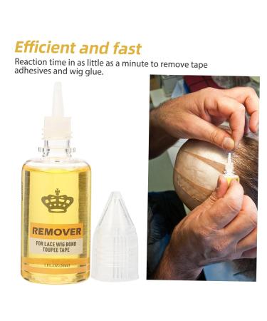 Housoutil 2 Hair Extension Glue Remover Lace Wig 30ml Remover Wig Adhesive Glue Remover Hair Bonding Remover Bonding Glue Remover Adhesive Remover Hair Remover The Cross Plastic - Buy Online on GoSupps.com