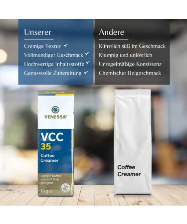Buy Venessa Coffee Creamer VCC35 - High-Quality Instant Coffee White 1kg for Vending Machines | Aroma Protection & Optimal Solubility - Buy Online on GoSupps.com