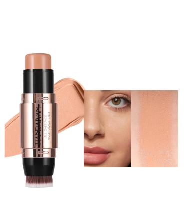 Double-headed highlighter and contour stick natural three-dimensional shadow nose shadow concealer makeup(05)