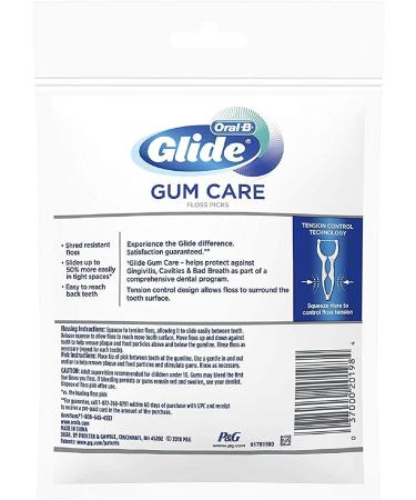 Oral-B Glide Floss Picks 30 ct - Pack of 2 | Effective Dental Floss for Healthy Teeth - Buy Online on GoSupps.com