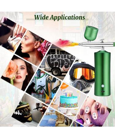 kzxbty Airbrush Kit with Compressor Non-Clogging Air BrushGun with 0.3mm Nozzle and Cleaning Brush Set for Makeup Nail Art - Buy Online on GoSupps.com