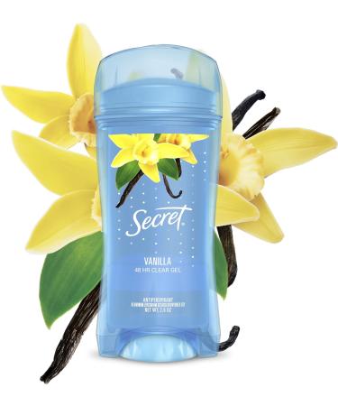 Secret Clear Gel Antiperspirant and Deodorant Vanilla Scent 73 grams Cozy Vanilla 73 g (Pack of 1) - Buy Online on GoSupps.com