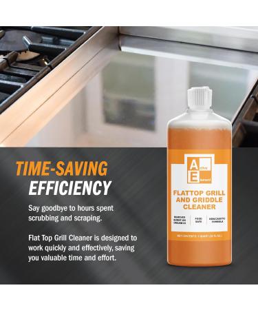 Flat Top Grill Cleaner - Heavy-Duty Griddle Cleaner 32oz | Food Safe Non-Caustic Formula for Blackstone & Burnt-On Organics Removal - Buy Online on GoSupps.com