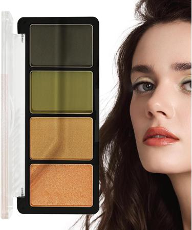  Veeteah Matte and Glitter Eyeshadow Palette - Matte Glitter Makeup Palette - 4 Colors - Vibrant Colors - For Women and Girls - Veeteah Birthday Gift - Buy Online on GoSupps.com