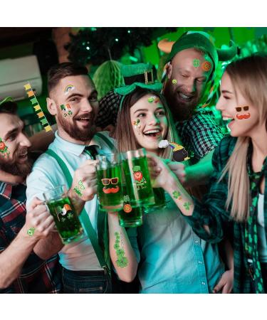 Gaubi St. Patrick's Day Temporary Tattoos - 10 Sheets Shamrock Waterproof Fake Stickers for Kids | Party Favors & Decorations for Toddlers, Boys, and Girls - Buy Online on GoSupps.com