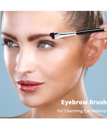 ELESDA Angled Eyebrow Brush and Comb - Double-Ended Brow Brush for Eye Makeup - Buy Online on GoSupps.com