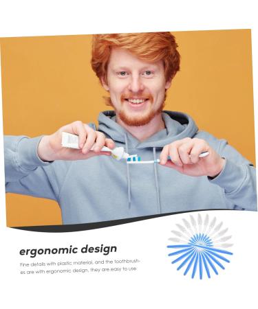 VILLFUL Soft Toothbrushes - 50pcs Disposable Travel Kit for Adults | Ideal for Camping & Travel - Soft Plastic Toothbrushes Available Internationally - Buy Online on GoSupps.com