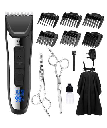 Hair Clippers for Men Professional Cordless Clippers Hair Trimmer Rechargeable for Family - Buy Online on GoSupps.com