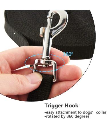 Happy Hachi 33m Nylon Dog Leash - Durable Tow Line for All Dog Sizes | Weatherproof & Robust with D-Carabiner - Buy Online on GoSupps.com