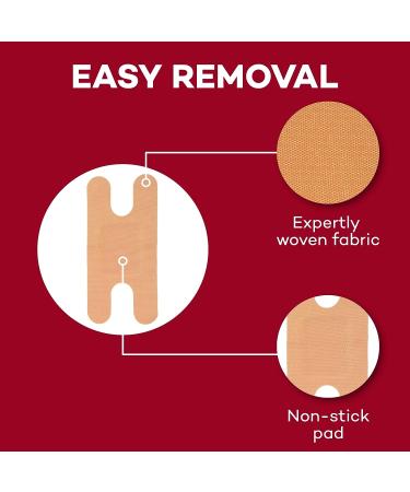 Dealmed Fabric Knuckle Flexible Adhesive Bandages - 100 Count, Latex Free - 1 1/2 x 3 Inches - Non-Stick Pad - Wound Care for First Aid Kit - Buy Online on GoSupps.com