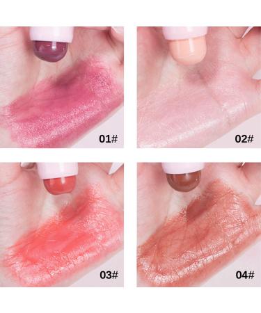 Plumping Lip Balm | Hydrating Tinted Lip Balm in 4 Colors | Nourishing Lipstick for Dry Cracked & Chapped Lips - Color 03 - Buy Online on GoSupps.com