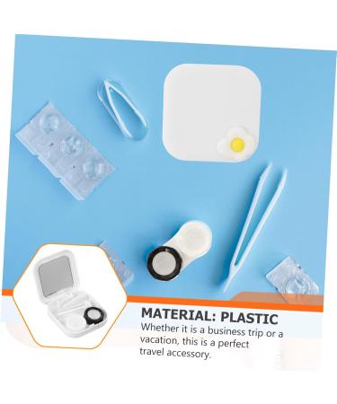 Lalafina 4-Piece Contact Lens Container Set - Eye Care Case with Remover for Easy Use | International Shipping Available - Buy Online on GoSupps.com