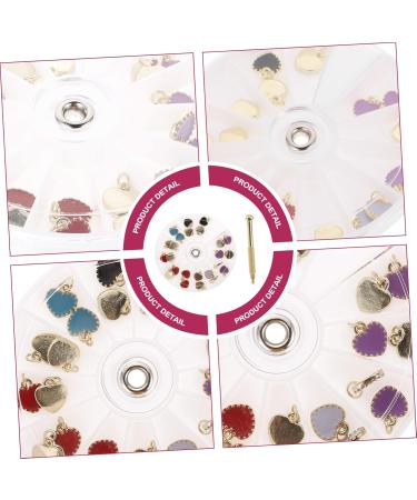 Ipetboom 1 Set Nail Pendant Nail Tools Nail Jewelry Pendant Hand Drill for Tips Nail Piercing Tool Resin Nail Charms Nail Dangle Diy Decor Nail Art Jewelry Dangle Perforation Decorate Alloy 8x8cm Colorful - Buy Online on GoSupps.com