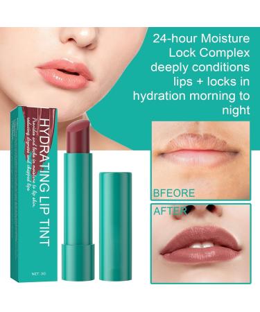 24 Hour Moisturizing Lip Tint Powerful Hydrating Lip Tint Natural Ingredients Non-Sticky & Long Lasting Moisturizing Lip Tint (Dull Pink) - Buy Online on GoSupps.com