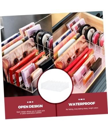 Housoutil 2pcs Holders Palettes Organizer Makeup Cosmetic Stand Eyeshadow Vanity Containers Beauty Organizers - Buy Online on GoSupps.com