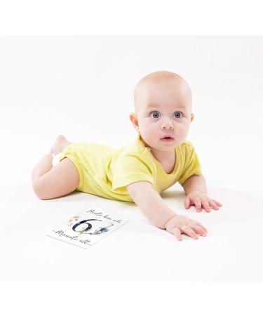 OLGS 45 Baby Milestone Cards - Golden Glamor Splash Gift Set with Box | Perfect Baby Milestone Cards for Newborns - Buy Online on GoSupps.com
