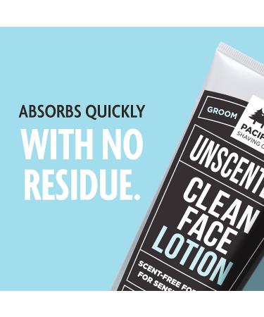 Pacific Shaving Company Clean Face Lotion - Hydrating Fragrance-Free Moisturizer for Men with Avocado & Jojoba Oil - Lightweight Sensitive Skin Care (7 Oz) - Shop Internationally - Buy Online on GoSupps.com