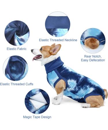 Dog Surgical Recovery Suit Pets Abdominal Wound Protector Puppy Medical Surgical Clothes Prevent Licking Dog After Surgery Vest Bodysuit Castration Medical Pet Shirt Cone E-Collar Alternative (M) - Buy Online on GoSupps.com