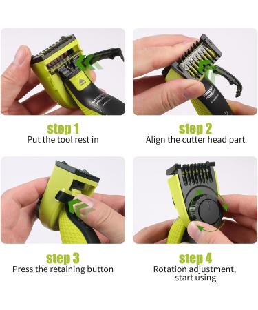 Guards Combs Compatible with Philips One Blade Adjustable Precision Guide Comb Compatible with Philips Shaver QP2520 QP2530 QP2620 QP2630 QP2724 QP2824 Guard+heads - Buy Online on GoSupps.com