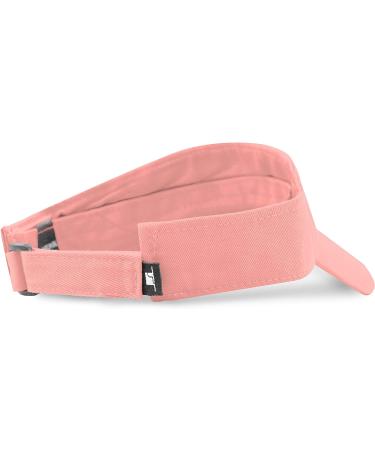 Kids 100% Cotton Sport Visor Cap in Light Pink | Adjustable Strap | Sun Protection - Buy Online on GoSupps.com