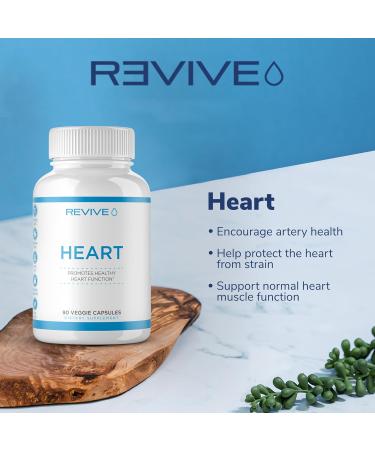 Revive MD CoQ10 Supplements - 90 Veggie Capsules | Vegan & Gluten-Free Heart Health | 200mg Coenzyme Q10 for Optimal Muscle Function - Buy Online on GoSupps.com