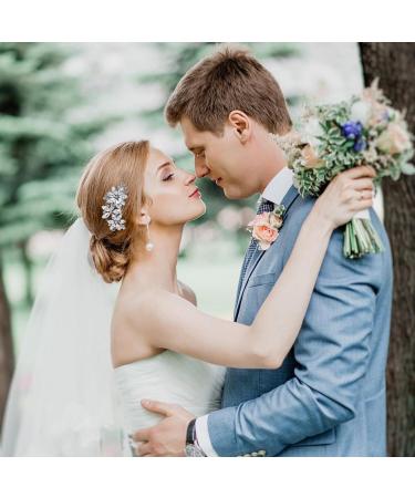 Diamante Hair Clips for Women 3 Pieces Silver Hair Clips Silver Hair Accessories Silver Hair Clip Sparkly Hair Clips Diamante Hair Accessories Bridal Hair Clip for Women for Bride Bridesmaids Prom - Buy Online on GoSupps.com