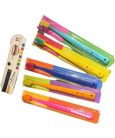 Soft Protective Toothbrushes for Sensitive Teeth - 10 Colorful Plastic Brushes | Extra Clean & Gentle Care | International Shipping - Buy Online on GoSupps.com