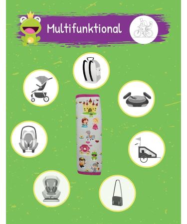 Princess Seat Belt Pads for Kids - HECKBO 1x Car Seat Belt Protectors - Buy Online on GoSupps.com
