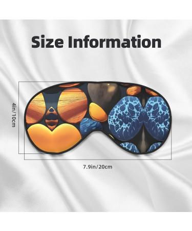 Buy Yellow Pebbles Eye Mask - Soft Elastic Adjustable Sleep Mask for Men & Women - International Shipping Available - Buy Online on GoSupps.com