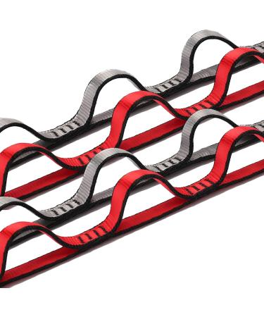 FORBELL 2pcs Daisy Chain | Adjustable Nylon Climbing & Yoga Extension Straps - Silver-Gray | International Shipping Available - Buy Online on GoSupps.com
