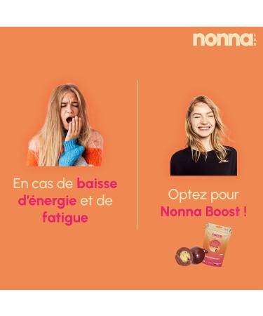 NONNA LAB - Boost - Helps to strengthen the body - Food supplements - Taurine & Guarana - Physical & Intellectual Energy - Cure 1 month - 30 Chocolate Pearls - Made in France - Buy Online on GoSupps.com