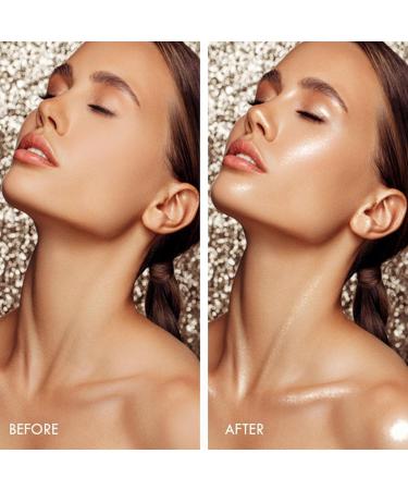 Liquid Blush for Cheeks Eyes Lips and Body - 4 in 1 - Plumping Lip Gloss - Liquid Glitter Eyeshadow - Smudge-Proof - Long Lasting - Pigmented - For The - Buy Online on GoSupps.com