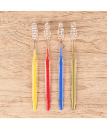 Disposable Toothbrushes with Toothpaste - 100 Pack 5 Mixed Colors | Ideal for Travel & Hygiene - Buy Online on GoSupps.com