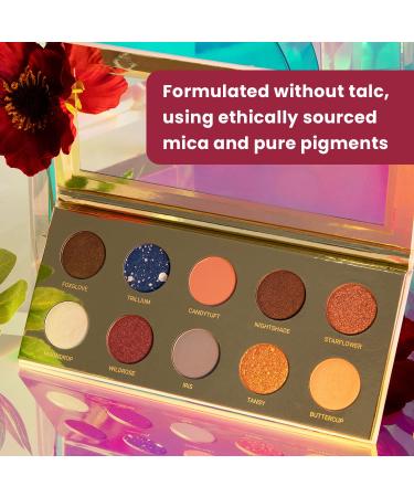 Buy True + Luscious Flora Furiosa Eyeshadow Palette - Vegan Talc-Free Cruelty-Free | 10 Rich Pigmented Shades for Stunning Looks - Buy Online on GoSupps.com