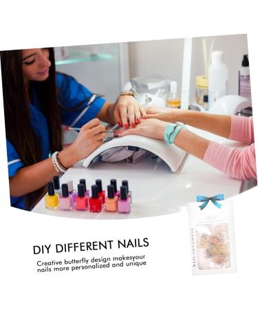 POPETPOP 1 Nail Decoration Metal Nail Jewelry Ring Ornament Metal Nail Studs Bowknot Nail Studs Nails Decoration Metal Nail Art Stickers Nail Art Gems Nail Art Studs Rivet Alloy Bow Tie 12.4X7.2X0.2cm As Shown - Buy Online on GoSupps.com