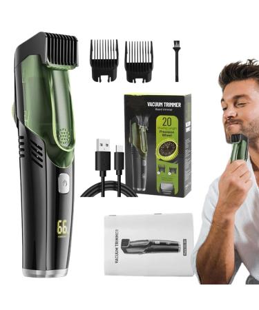 Zasdvn Adjustable Beard Trimmer for Men Electric Mustache Trimmer IPX6 Waterproof Beard Clipper with 2 Combs Beard Trimmer Kit Professional Hair Clippers Portable Rechargeable Beard Shaver