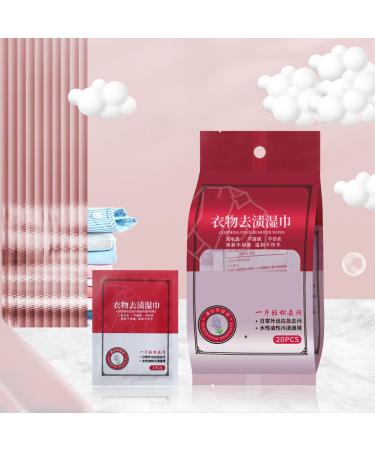 Portable Emergency Stain Remover Wet Wipes Clothing Stain Remover Wet Wipes Stain Remover Wipes For Clothes Laundry Emergency Stain Remover Wet Wipes Individual Wrapped Cleaning Wipes (2pc) - Buy Online on GoSupps.com