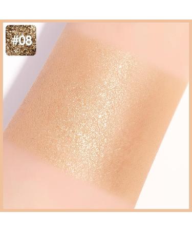 FOCALLURE Organic Loose Powder Eyeshadow - High Pigmented Glitter Shadows - Museum Bronze - Long Lasting Natural Eye Makeup - Buy Online on GoSupps.com