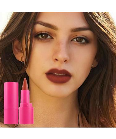 Pruojhw Long Lasting Lip Contour Stick 36g Waterproof Finish Velvet Effect Lip Contour Stick and Lipstick for Girlfriend Mom Lady Travel Party Dating Holiday 01 - Buy Online on GoSupps.com