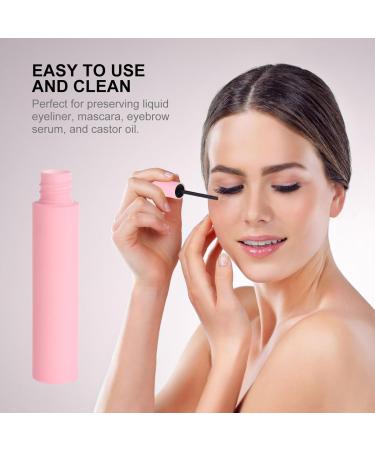 Beavorty 10 Pcs Eyelash Brush Empty Tube Transparent Empty Mascara Bottle Balm Tubes Plastic Bottle Pink Mini - Buy Online on GoSupps.com