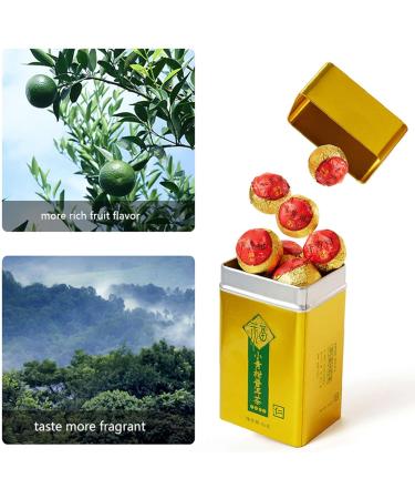  WOHPNLE Puerh Tea Premium Quality Mandarin Peel Puerh Tea 65g of Yunnan Chinese Puerh Tea with Orange Peel Suitable for Daily Use in the Office Dormitory or Tea Room - Buy Online on GoSupps.com